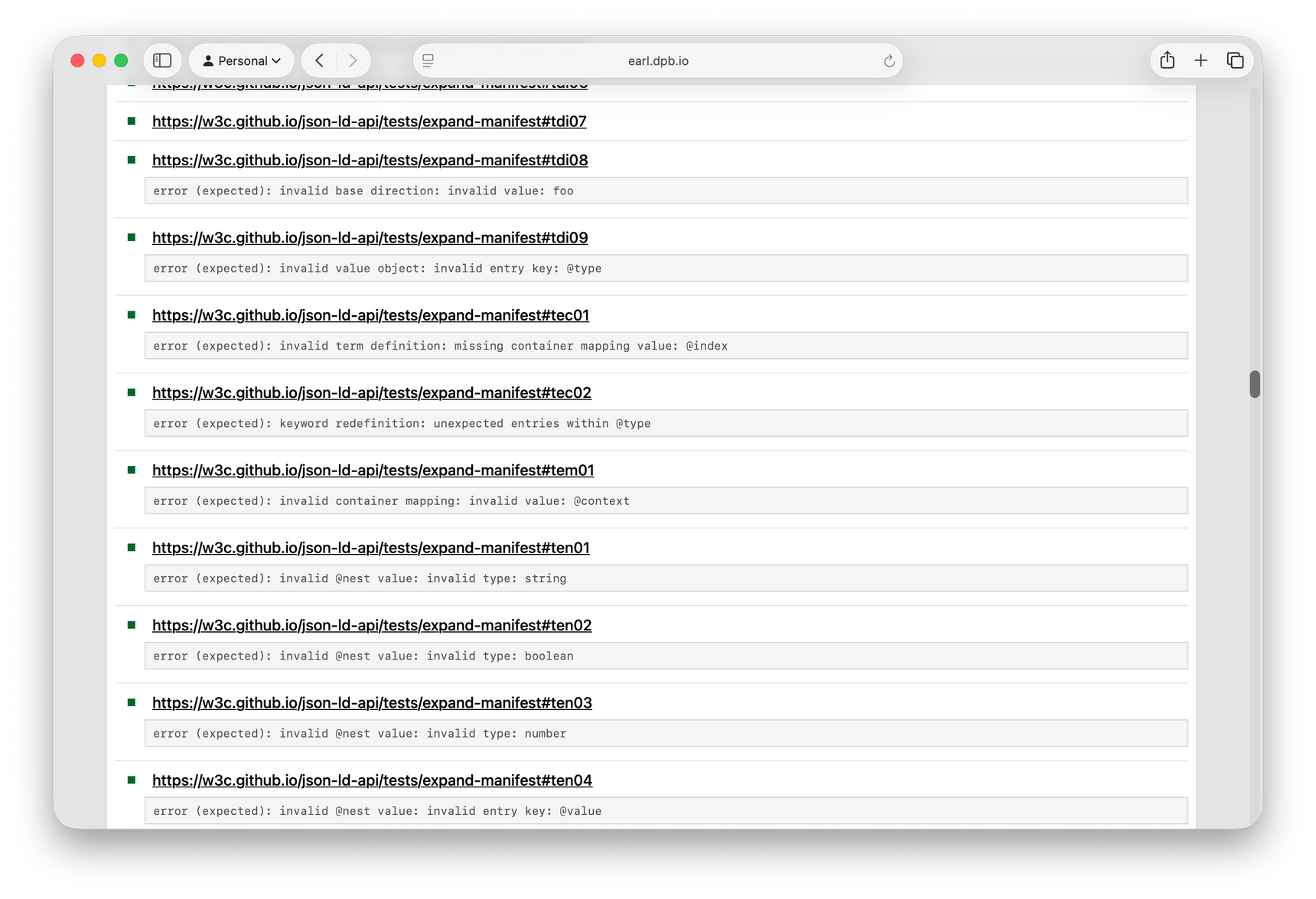 Screenshot: w3c-github-json-ld-api-expand.ttl (descriptions)