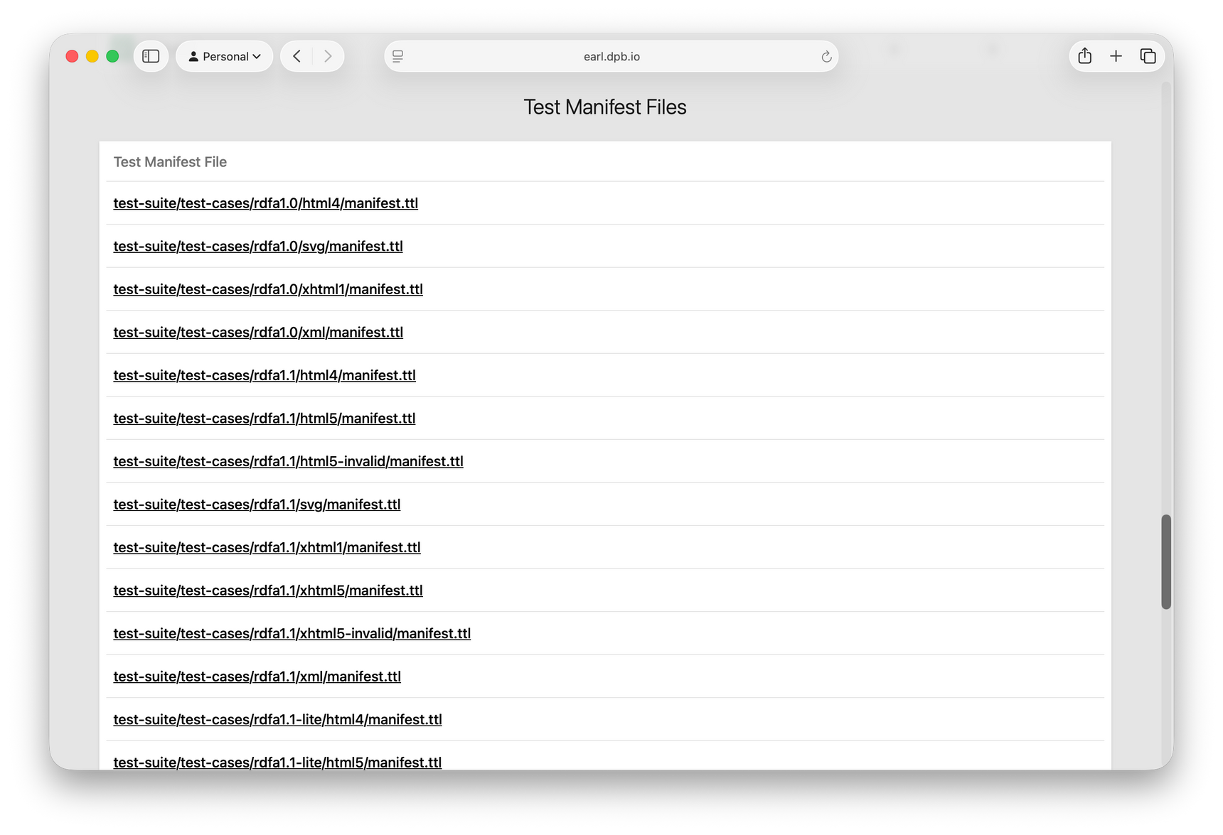 Screenshot: github.com/rdfa/rdfa.github.io